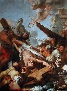 Sebastien Bourdon Le crucifiement de Saint Pierre oil painting reproduction